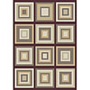 Carpet Art Deco Carpet Art Deco Fantasy 4 X 5 Trip / purper Area Rugs