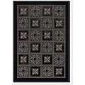 Couristan Couristan Everest 2 X 8 Runner Royal Panel Chocolate Ebony Area