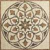 Daltile Daltile Medallion Mosaic 36 X 36 La Flora 36 X 36 Tile  &  Stone