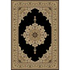 Central Oriental Central Oriental Infinity Medallion 7 X 10 Medallion Black Area