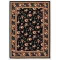 Couristan Couristan Royal Kashimar 6 X 8 Chantilly Black Area Rugs