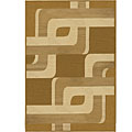 Klaussner Home Furnishings Klaussner Home Furnishings Turn It Up 5 X 8 Gold Area Rugs