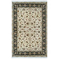 Nejad Rugs Nejad Rugs Silk  &  Wool 8 X 10 Tabriz Ivory / black Area Rugs