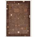 Couristan Couristan Vinyasa 6 X 8 Iron Gate Chocolate Area Rugs