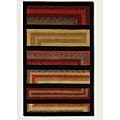 Couristan Couristan Pokhara 4 X 6 Variation Black Area Rugs