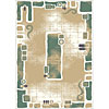 Carpet Art Deco Carpet Art Deco Primavera 2 X 6 Mysterio / eucalyptus Area Rugs