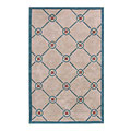 Nejad Rugs Nejad Rugs Compass 8 X 11 Ivory / teal Area Rugs