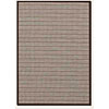 Couristan Couristan Five Seasons 1 X 2 Muskego Cream Chocolate Brown Area
