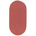 Capel Rugs Capel Rugs Woodrun 3x5 Oval Terra Cotta Area Rugs