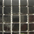 Diamond Tech Glass Diamond Tech Glass Marble Series Polished Mosaic Black Marble Ti