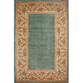 KAS Oriental Rugs. Inc. Kas Oriental Rugs. Inc. Ruby 2 X 4 Ruby Slate Blue Floral Border