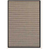 Couristan Couristan Five Seasons 6 X 9 Biddeford Black Cream Area Rugs