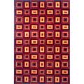 Momeni, Inc. Momeni, Inc. New Wave 2 X 3 New Wave Red Area Rugs