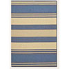 Couristan Couristan Five Seasons 2 X 8 Runner South Padre Cream Blue Area