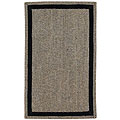 Capel Rugs Capel Rugs Basketweave 2x8 Runner Black Area Rugs