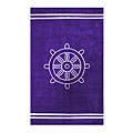 Nejad Rugs Nejad Rugs Ship Wheel 5 X 8 Royal Blue Area Rugs