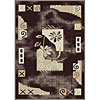Carpet Art Deco Carpet Art Deco Casual 4 X 5 Carambole / purper Area Rugs