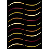 Carpet Art Deco Carpet Art Deco Infinity 2 X 3 New Wave / khol Area Rugs
