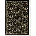 Couristan Couristan Everest 5 X 8 Royal Scroll Ebony Area Rugs