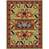 Radici USA Radici Usa Multicolor V 8 X 11 Creme Area Rugs