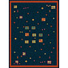 Radici USA Radici Usa Multicolor Iv 4 X 6 Navy Area Rugs