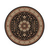 Radici USA Radici Usa Biltmore Iii 8 Round Black Area Rugs