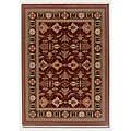 Couristan Couristan Taj Mahal 5 X 7 Senneh Mesa Red Area Rugs