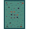 Radici USA Radici Usa Multicolor Iv 8 X 11 Light Blue Area Rugs