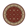 Radici USA Radici Usa Biltmore Ii 8 Round Red Area Rugs