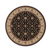 Radici USA Radici Usa Biltmore Ii 8 Round Black Area Rugs