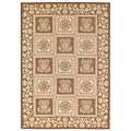 Capel Rugs Capel Rugs Finesse - Stencil Square 3x5 Coffee Area Rugs