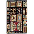 Capel Rugs Capel Rugs Crystalle - Aztec    5x8 Black Area Rugs