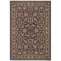 Capel Rugs Capel Rugs Finesse - Peonies 3 X 5 Blackpearl Area Rugs