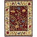 Capel Rugs Capel Rugs Panama Orchids 6x8 Cranberry Area Rugs