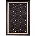 Capel Rugs Capel Rugs Seabreeze - Checks 5x8 Charcoal Area Rugs