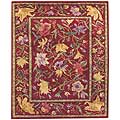 Capel Rugs Capel Rugs Panama Orchids 9x11 Crimsonred Area Rugs