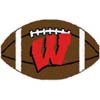 Logo Rugs Logo Rugs Wisconsin University Wisconsin Football 15 inch  X 24 & #3