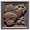 Interceramic Interceramic Metal Impressions Grapevine 4 X 4 Deco A Grapevine