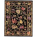 Capel Rugs Capel Rugs Panama Orchids 6x8 Midnight Area Rugs