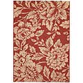 Capel Rugs Capel Rugs Seabreeze - Petals 5x8 Redwood Area Rugs