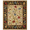 Capel Rugs Capel Rugs Panama Orchids 9x11 Beigeblack Area Rugs