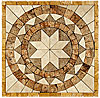 Caribe Stone Caribe Stone Medallions - Travertine Marques Tile  &  Stone