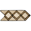 Caribe Stone Caribe Stone Decorative Borders - Travertine Melissa Tile  &  Ston