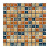Interceramic Interceramic Intertech Color Line Mix Mosaic 1 X 1 Dark Tobacco /