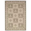 Capel Rugs Capel Rugs Finesse - Stencil Square 8x11 Pewter Area Rugs