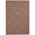 Capel Rugs Capel Rugs Seabreeze - Blocks 4x6 Cocoa Area Rugs