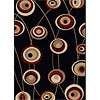 Radici USA Radici Usa Vesuvio V 5 X 8 Black Area Rugs