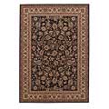 Capel Rugs Capel Rugs Satin - Tabriz 10x13 Blackcream Area Rugs