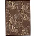 Capel Rugs Capel Rugs Seabreeze - Palms 5x8 Chocolate Area Rugs