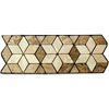 Caribe Stone Caribe Stone Decorative Borders - Travertine Star Noce Tile  &  St